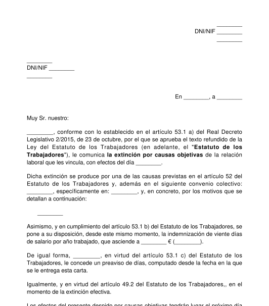 Introducir Imagen Modelo De Carta De Despido Disciplinario Por Hurto Abzlocal Mx