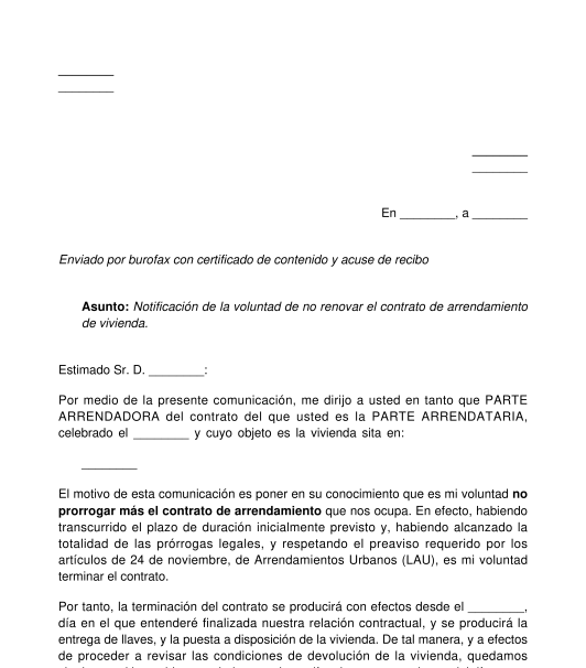 Carta Preaviso Terminacion De Contrato De Arrendamiento Pdf Vrogue