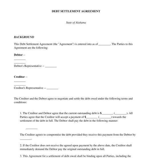 Acknowledgement Of Debt Agreement Template HQ Template Documents