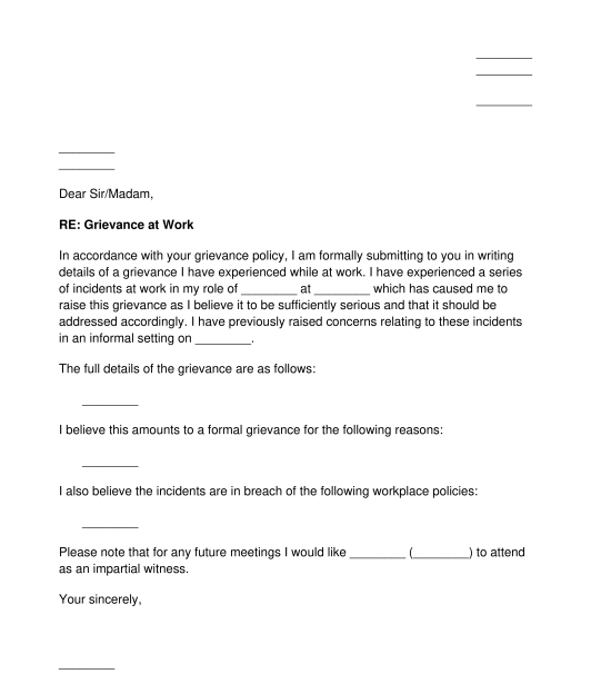 grievance-letter-sample-template-word-pdf